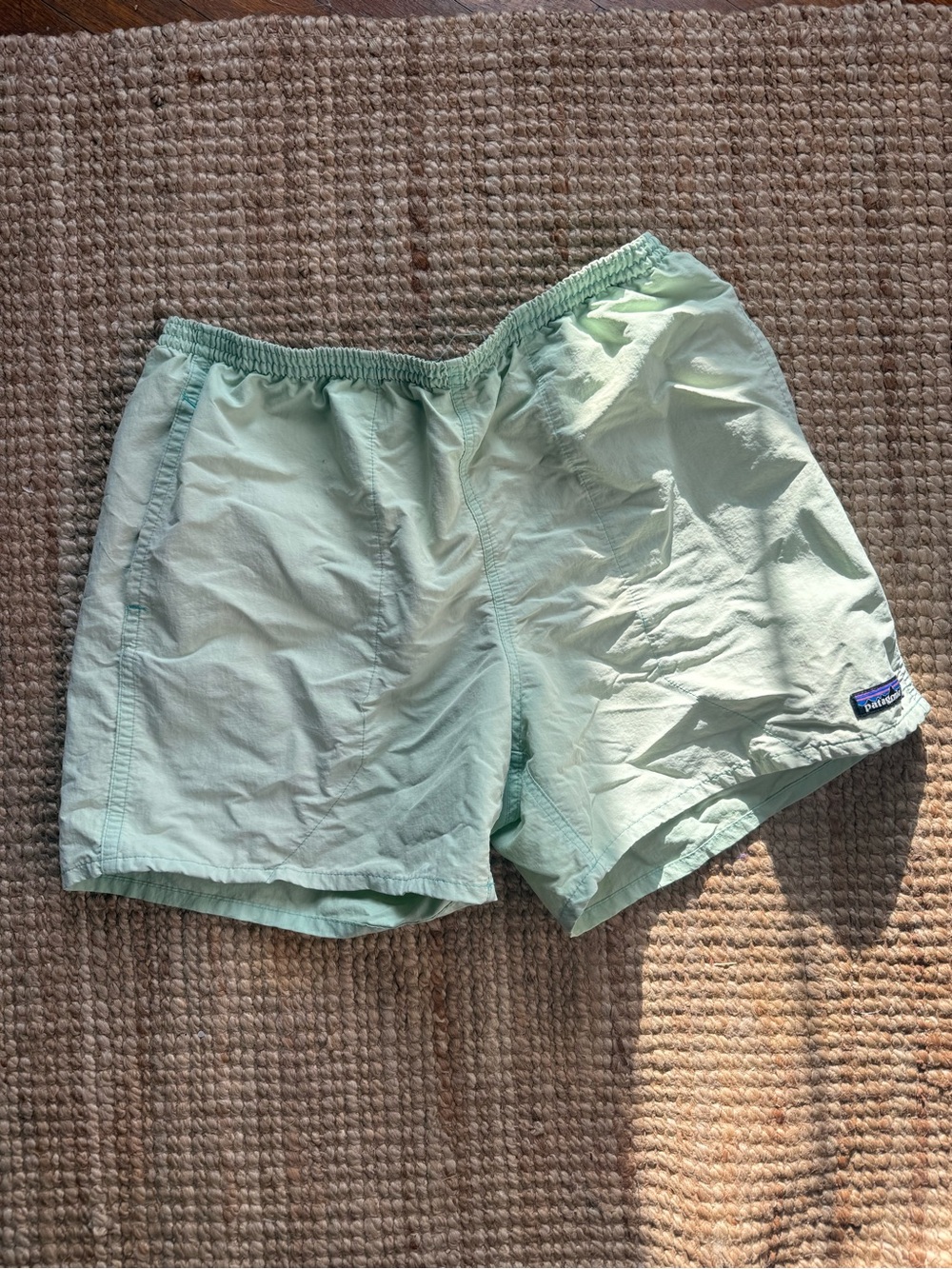 Patagonia Baggies Beach Shorts — Green — Size L